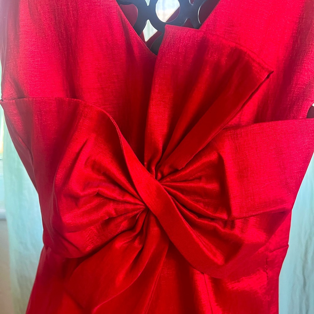 LADY IN RED PARTY DRESS